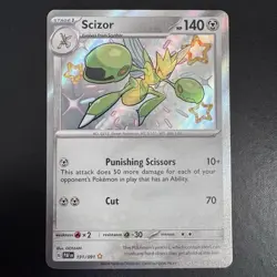 Pokemon TCG - Scizor 191/091 Paldean Fates - Shiny Rare Holo - NM - Image 5