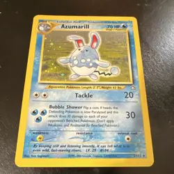 Pokemon Azumarill Neo Genesis Holo Rare 2/111 Unlimited 2000 English - Image 1