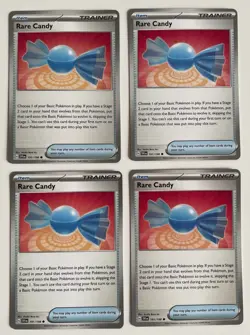 4x Rare Candy 191/198 Pokemon TCG Scarlet & Violet Uncommon Playset LP - Image 1