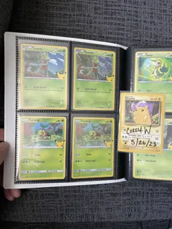 Pokemon 25th Anniversary McDonalds Set HOLO and Non-Holo NM Pack to Sleeve - Image 2