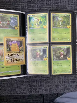 Pokemon 25th Anniversary McDonalds Set HOLO and Non-Holo NM Pack to Sleeve - Image 3