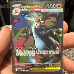 Pokemon Mega Charizard X ex Ultra Rare Full Art Phantasmal Flames 109/094 NM - Image 1