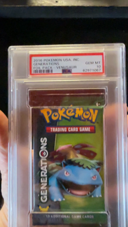 2016 Pokemon USA Inc Generations Foil Pack Venusaur GEM MT 10 Graded PSA - Image 2
