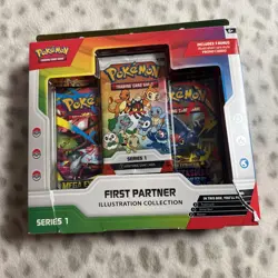 Pokemon TCG First Partner Illustration Collection Series 1 Box Sealed (Dmg box - Image 1