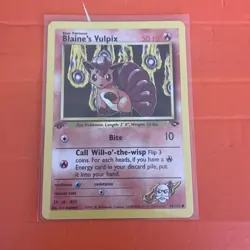 Pokemon TCG Blaine's Vulpix66/132 1st Edition Gym Challenge Common WOTC Vintage - Image 1