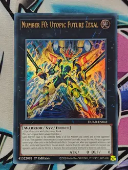 DUAD-EN042 Number F0: Utopic Future Zexal Ultra Rare 1st Ed YuGiOh - Image 1