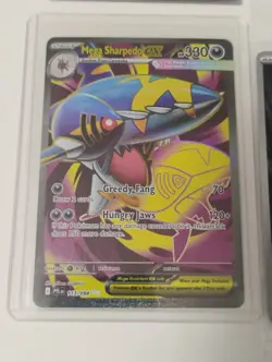 Pokemon Banette/Mega Sharpedo Full Art/Flutter Mane Sealed Promo/VMAX Holo Cards - Image 4