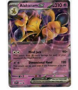 Pokemon TCG 151 Alakazam EX Collection Promo Card #050 - Image 1