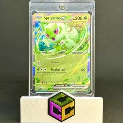 Pokemon TCG Sprigatito ex SVP087 Promo Scarlet & Violet Holo Card NM - Image 1