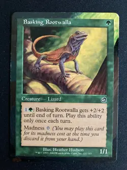 Basking Rootwalla (Torment MTG) ALTERED playset of Four (4x) - Image 2