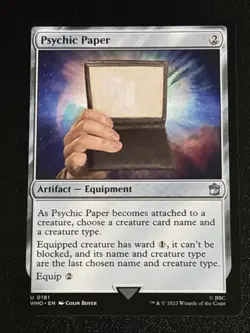 MTG Universes Beyond: Doctor Who Psychic Paper 0181 NM - Image 1