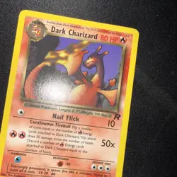 Pokemon TCG Dark Charizard 21/82 Base Set Non-Holo Extremely Rare Card - Image 3