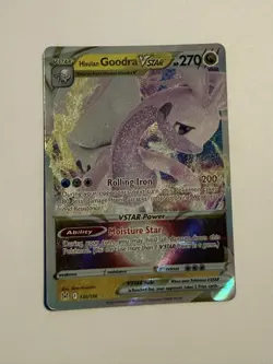 Pokemon Cards Hisuian Goodra VSTAR 136/196 Lost Origin Holo Rare VSTAR NM *2 - Image 1