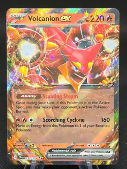 Pokemon TCG Volcanion EX 31/159 Double Rare S&V: Journey Together Near Mint/Mint - Image 1