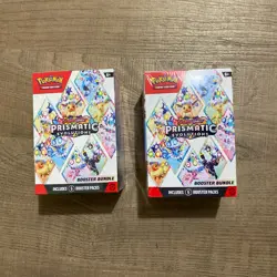 Pokemon TCG Scarlet & Violet Prismatic Evolutions Booster Bundle 2-Pack - Image 1