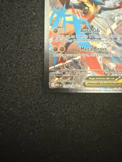 Pokemon Mega Lucario EX 179/132 - special illustration rare - mega evolution - Image 5