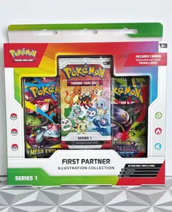 Pokemon TCG First Partner Illustration Collection Series 1 New Sealed - Image 1