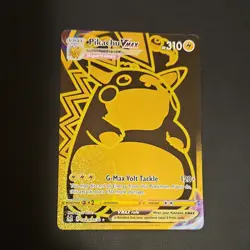 Pokemon Pikachu VMAX Gold Foil Full Art Ultra Rare TG29/TG30 Swsh11 Lost Origin - Image 1