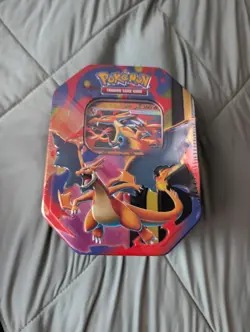 Mega Charizard Y Tins Sealed 2026 Set of 2 Pokemon TCG Phantasmal Flames - Image 2