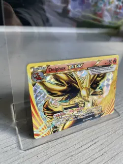 Delphox Break 14/124 Ultra Rare Holo Pokemon 2016 Fates Collide LP - Image 3
