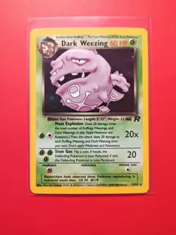 Pokemon Dark Weezing Team Rocket 14/82 Vintage WOTC 2000 LP/NM - Image 2