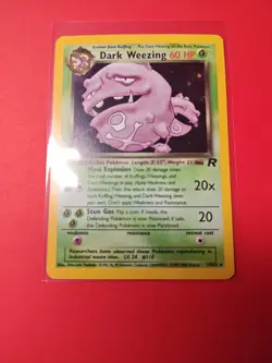 Pokemon Dark Weezing Team Rocket 14/82 Vintage WOTC 2000 LP/NM - Image 4
