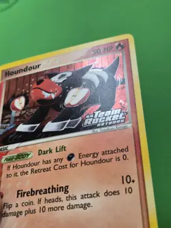 Pokemon TCG Houndour 60/109 Team Rocket Returns Reverse Holo NM - Image 2