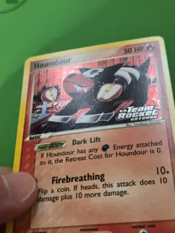 Pokemon TCG Houndour 60/109 Team Rocket Returns Reverse Holo NM - Image 3