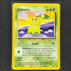 Chikorita - 53/111 - Common - Neo Genesis - Pokemon Card - LP - Image 1
