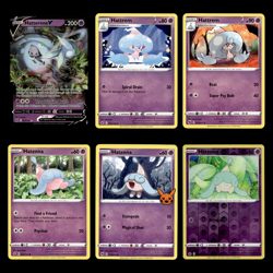 6x Hatterene V Lot Hattrem Hatenna 65 Sword Shield Crown Zenith Pokemon Cards - Image 1