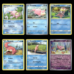 6x Slowpoke Lot 82.0 Diamond Pearl Great Encounters Pokemon Cards Collection Set - Image 1
