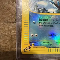 Marill 120/165 Expedition Base Set Reverse Holo Pokemon Card Played - Image 5