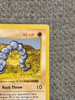 Pokemon TCG Onix Base Set, Shadowless Common Card 56/102 LP Condition - Image 3
