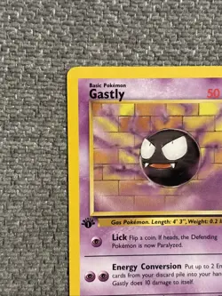 Pokemon TCG Gastly Fossil, 1st Edition Uncommon Card 33/62 LP Condition - Image 4
