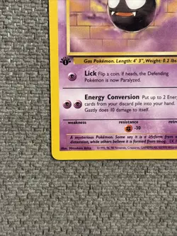 Pokemon TCG Gastly Fossil, 1st Edition Uncommon Card 33/62 LP Condition - Image 5