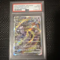 PSA 10 Mewtwo VSTAR 221/172 SAR VSTAR Universe s12a Japanese Pokemon Card - Image 1