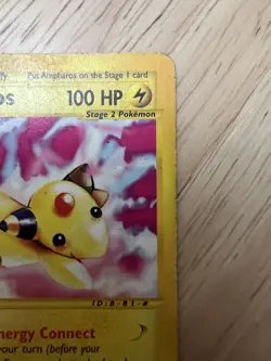 Pokemon Ampharos 34/165 Expedition Regular Card HP - Image 3