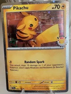 Pikachu (Pokemon Day 2026) 051/162 Miscellaneous Cards & Products Holo - Image 1