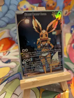 Pokemon Street Corner Eevee Rare Full Art Doujin ACG Custom Art Card - Image 2