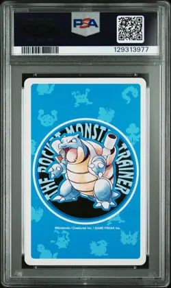 1998 POKEMON BLUE VERSION PLAYING CARDS 041 ZUBAT 3 OF SPADES PSA 9 - Image 2