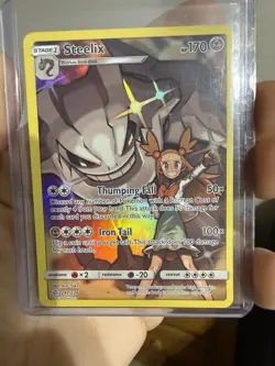 Pokemon Steelix SM-Cosmic Eclipse Secret Rare 247/236 Holo Card - Image 1