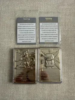 1999 Pokemon Mewtwo 23k Gold Plated Trading Card Nintendo - Burger King 🌟 MINT! - Image 4
