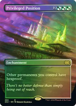 Privileged Position (Borderless) Double Masters 2022 Foil, MINT Condition! - Image 1