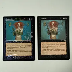 2x Signed Unmask 1x FOIL Mercadian MAsques MtG FREE SHIPPING - Image 2