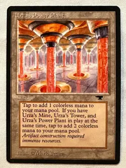 Urza's Power Plant (Columns) - MTG Antiquities - Near Mint - Free Shipping! - Image 1