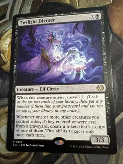 Twilight Diviner (Non-foil) Lorwyn Eclipsed 0122 Rare MTG - Image 1