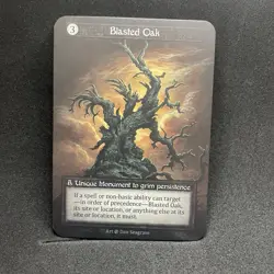 Blasted Oak - Sorcery: Contested Realm Beta - Unique Non Foil - Image 1
