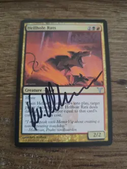 Hellhole Rats Artist Proof SIGNED By Kev Walker Magic The Gathering - Image 1