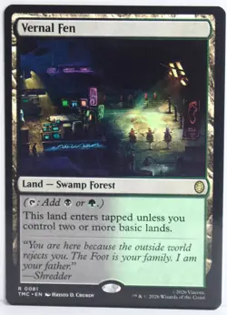 Vernal Fen [New, Near Mint] MTG Rare {TMNT: Commander} - Image 1
