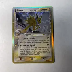 Jolteon 7/113 Pokemon TCG EX Series Delta Species Holo Rare - Image 1